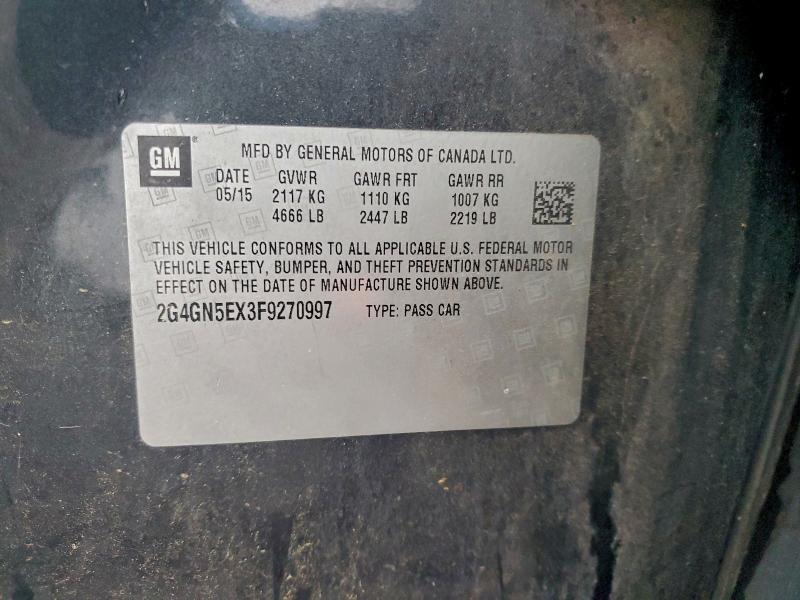 2015 BUICK REGAL PREM #3296888824