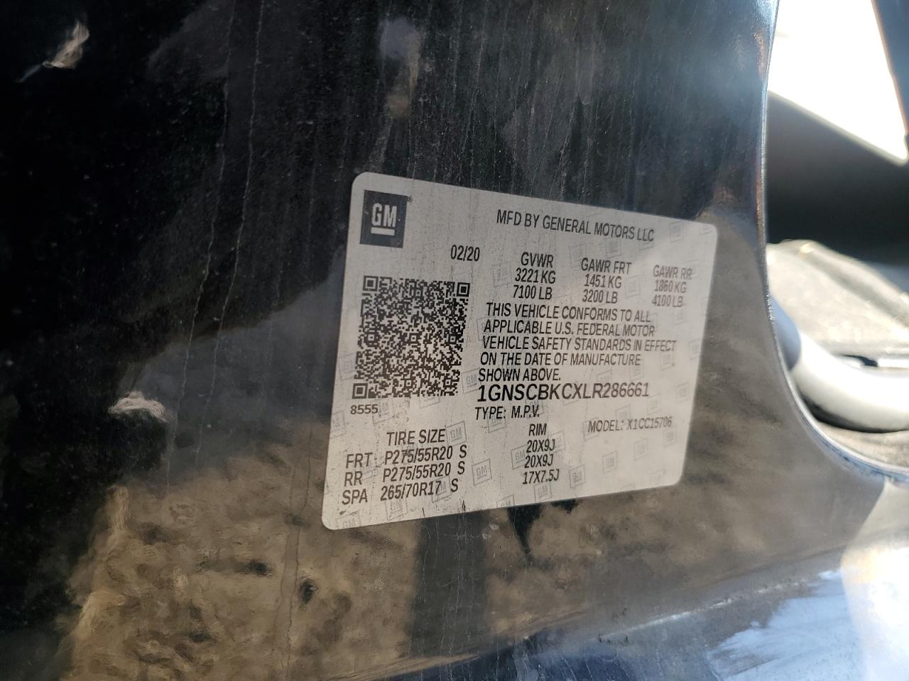 CHEVROLET TAHOE C1500 LT