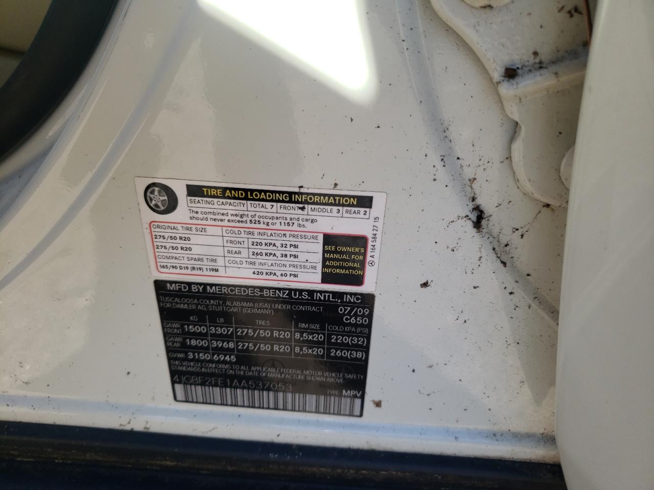 MERCEDES-BENZ GL-CLASS 350 BLUETEC