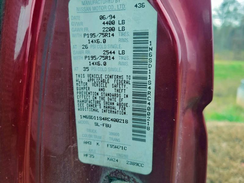 1994 NISSAN TRUCK BASE #3294460517