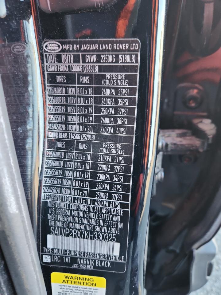 LAND ROVER RANGE ROVER SE