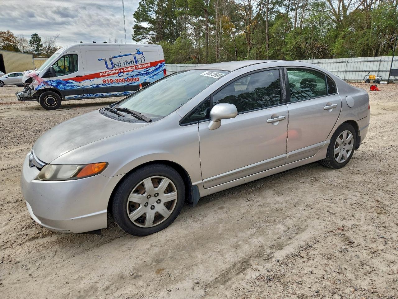 Lot #3302766456 2008 HONDA CIVIC LX