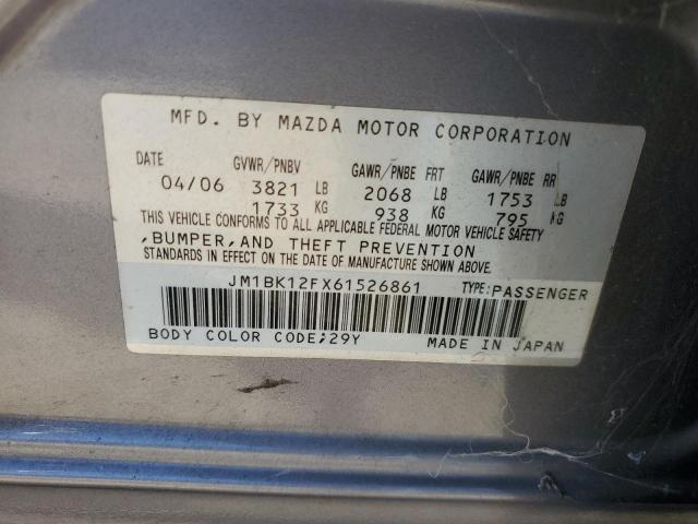2006 MAZDA 3 I #3283993858