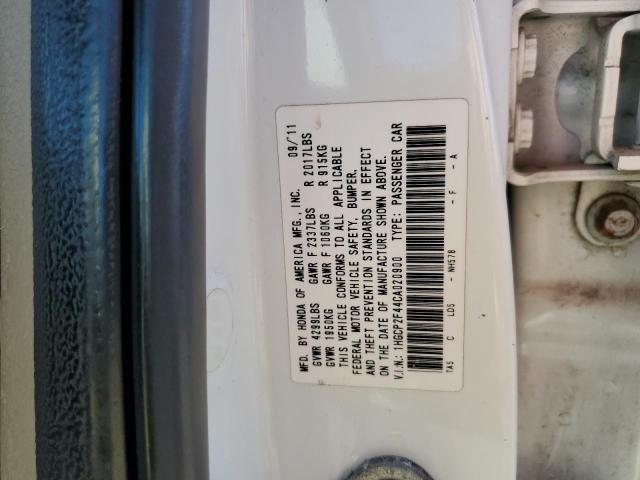 2012 HONDA ACCORD LXP #3282385278