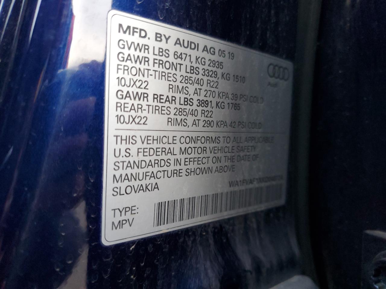 AUDI Q8 PRESTIGE S-LINE