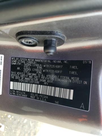 2018 TOYOTA SIENNA XLE #3312534634