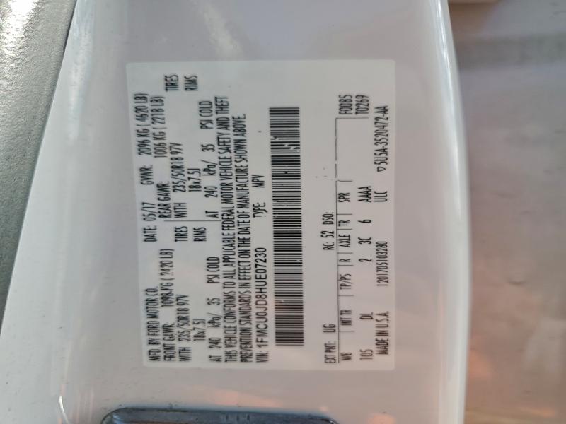 2017 FORD ESCAPE TIT #3302741006