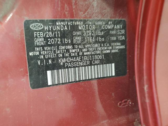 2011 HYUNDAI ELANTRA GL #3304788331