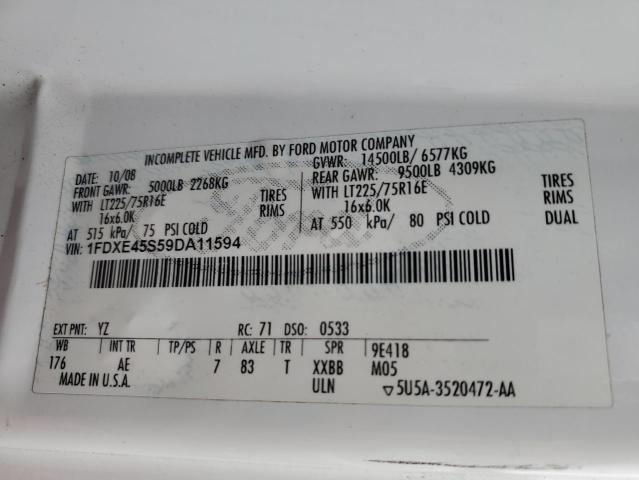 2009 FORD E450 #3304769948