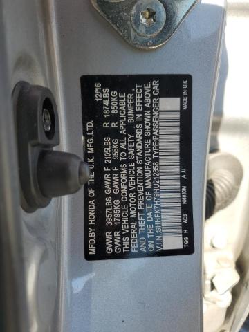 2017 HONDA CIVIC EXL #3301828358