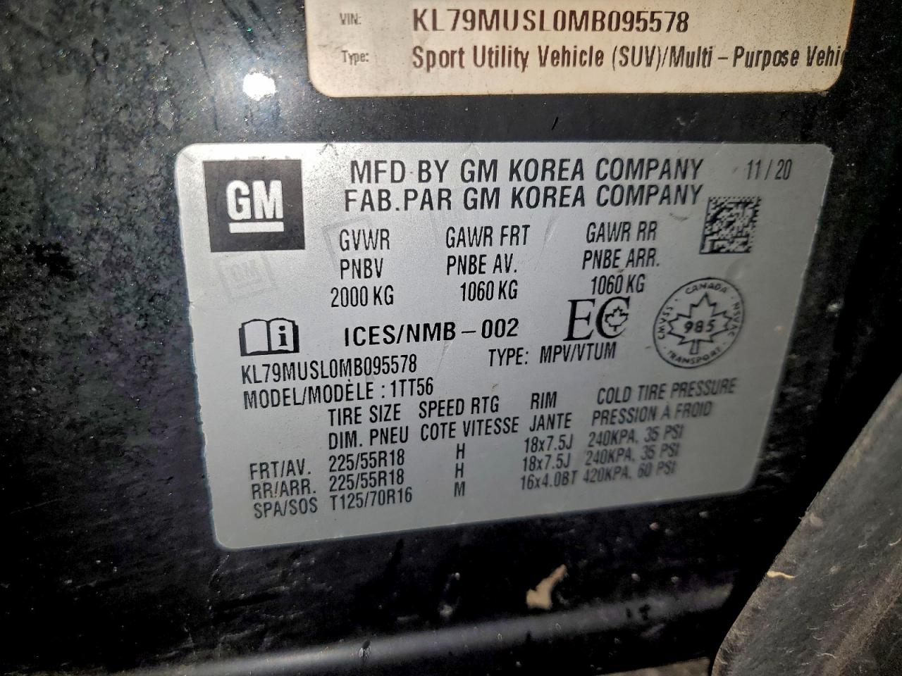 CHEVROLET TRAILBLAZER RS