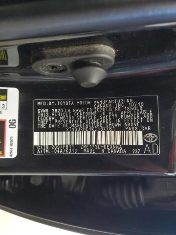 2019 TOYOTA COROLLA L #3292422609