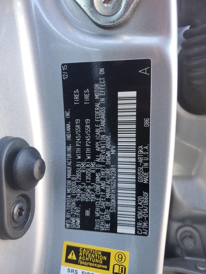 TOYOTA HIGHLANDER LIMITED