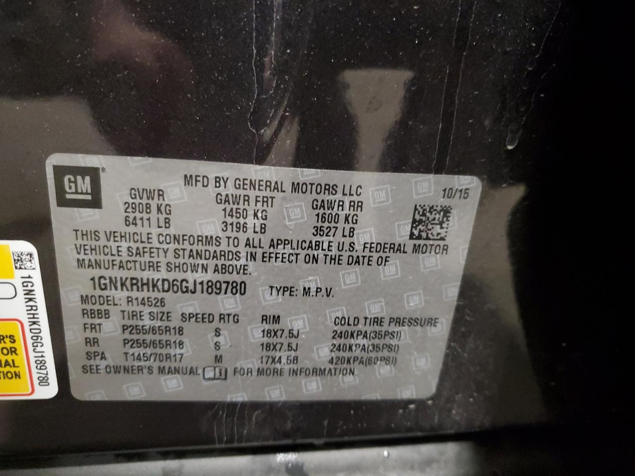 CHEVROLET TRAVERSE LT