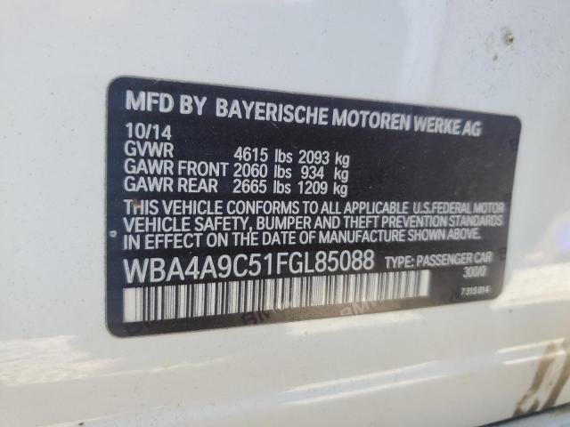 2015 BMW 428 I GRAN WBA4A9C51FGL85088