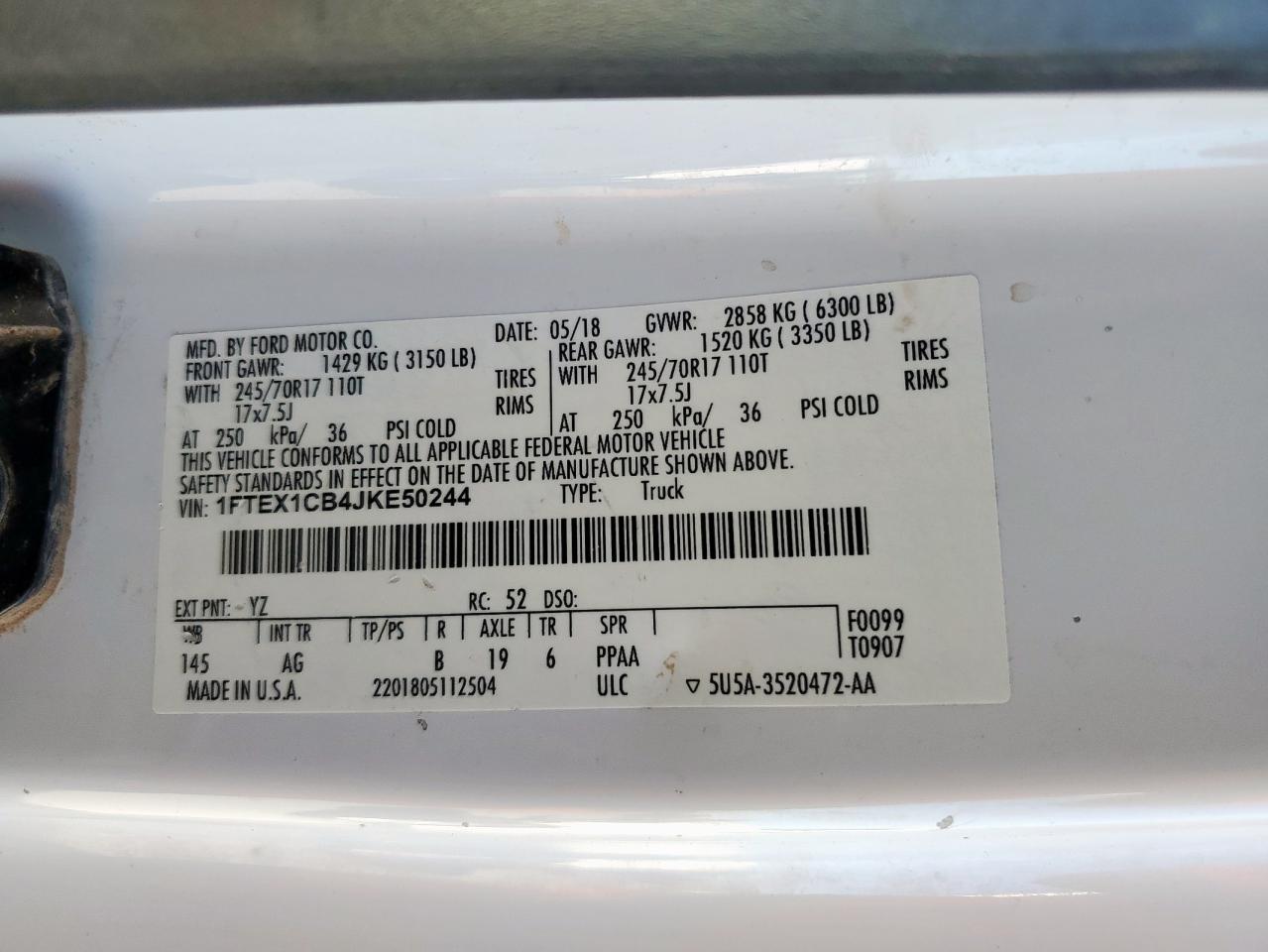 FORD F-150 SUPER CAB