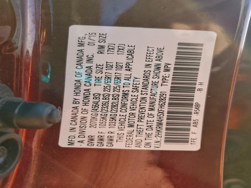 2015 HONDA CR-V EX #3303771423