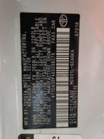 2006 TOYOTA CAMRY SOLA #3301986490