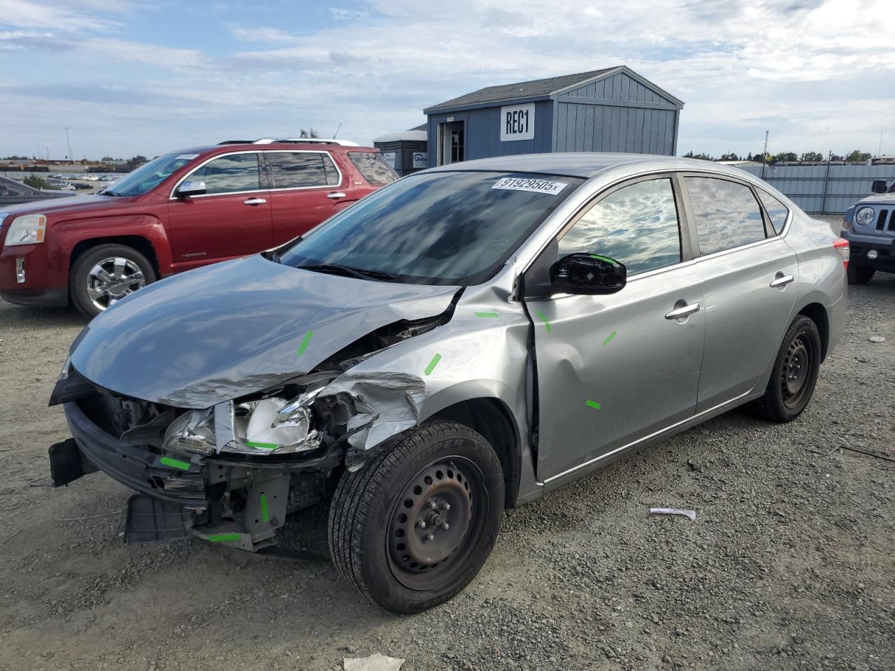 Lot #3304920541 2014 NISSAN SENTRA S