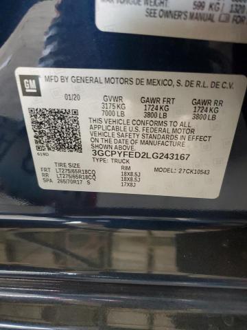 2020 CHEVROLET SILVERADO #3303743421