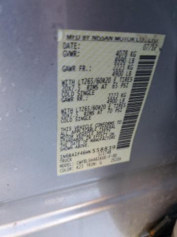 2017 NISSAN TITAN XD S - 1N6BA1F46HN558839