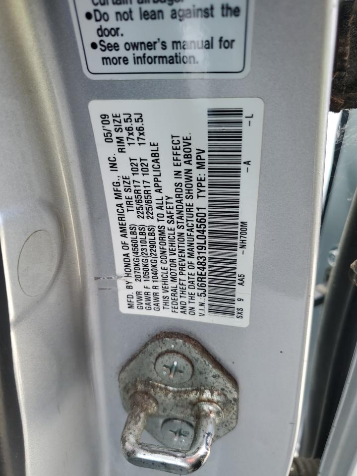 Lot #3304567465 2009 HONDA CR-V LX