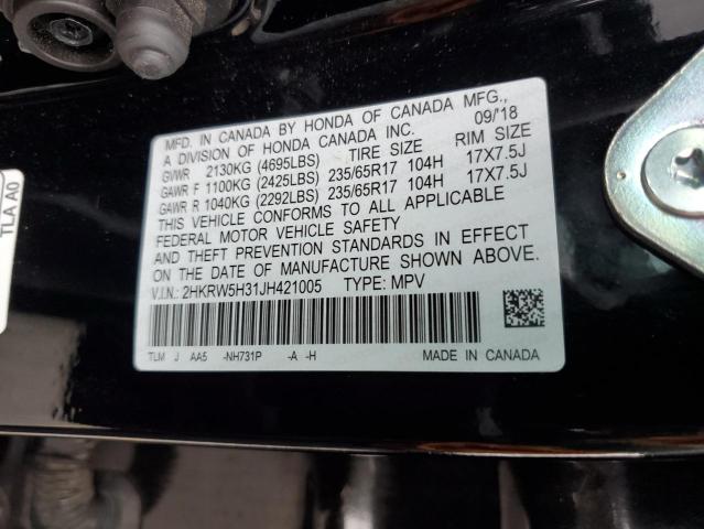 2018 HONDA CR-V LX #3285529272