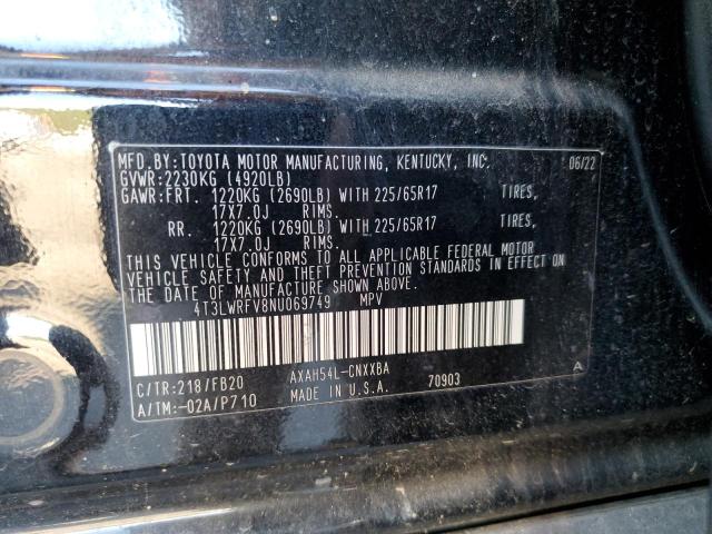 2022 TOYOTA RAV4 LE #3304542439