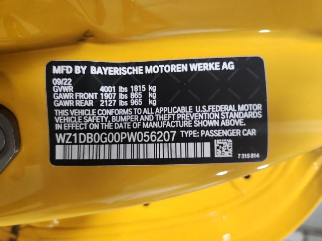 2023 TOYOTA SUPRA BASE #3292630588