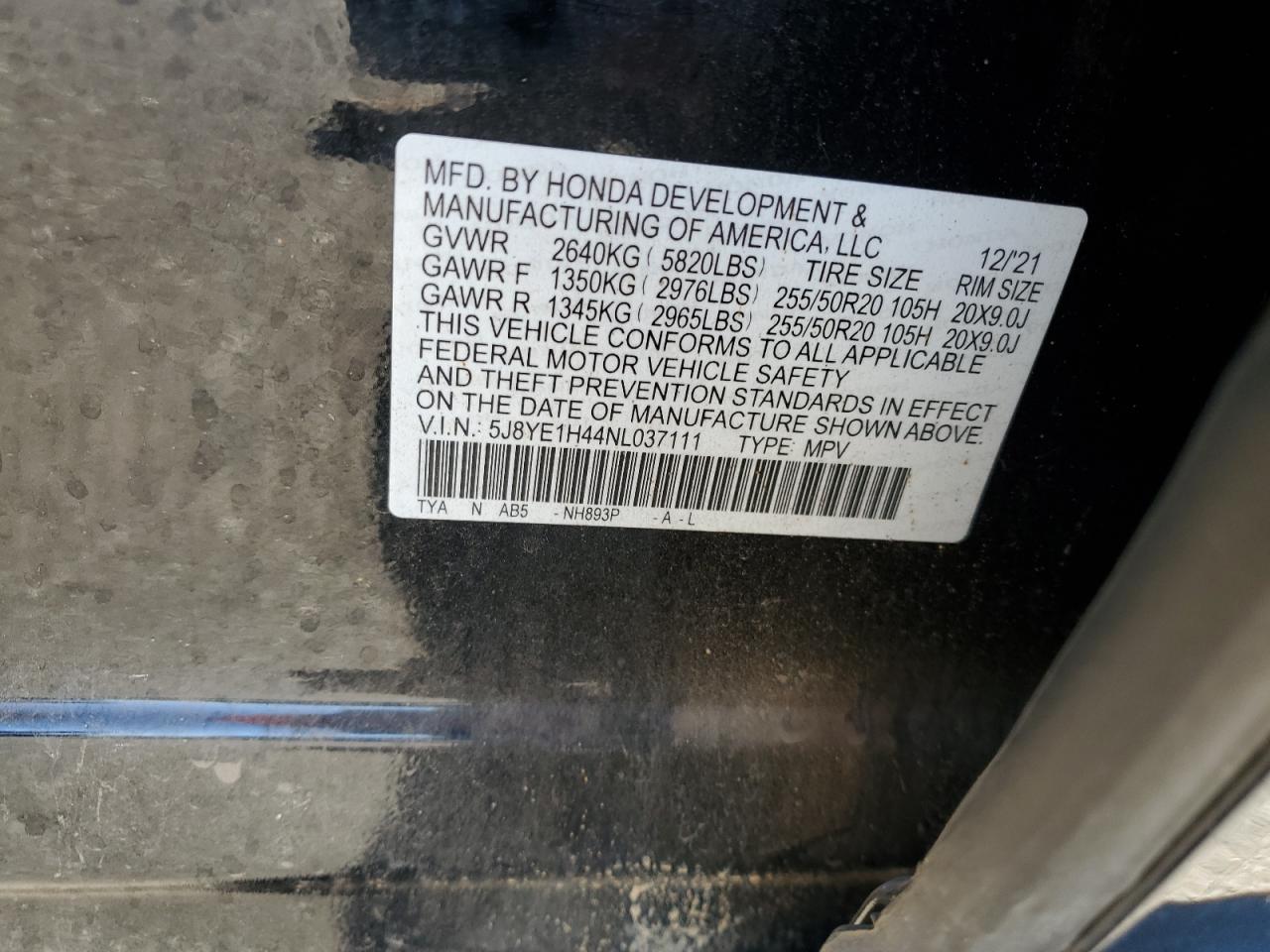 ACURA MDX TECHNOLOGY