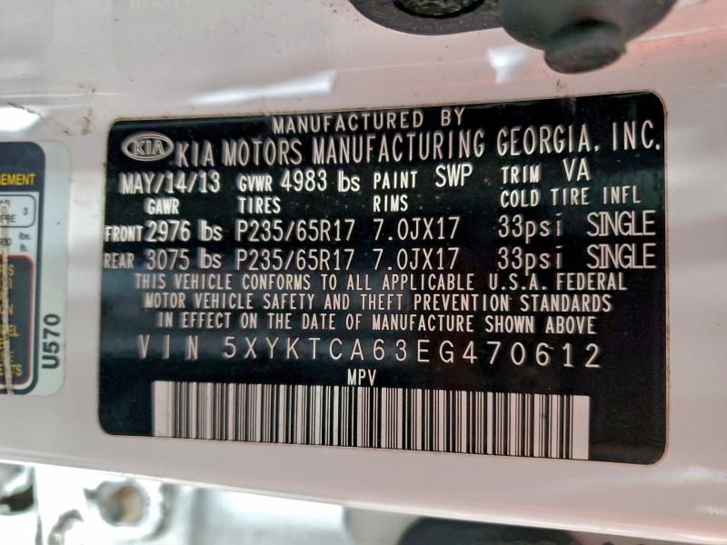 2014 KIA SORENTO LX #3297177886