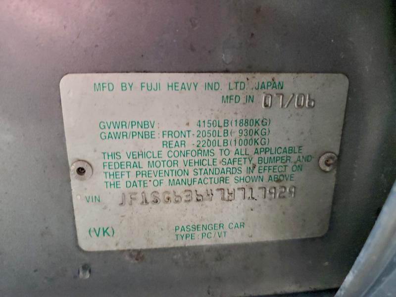 2007 SUBARU FORESTER #3302759414