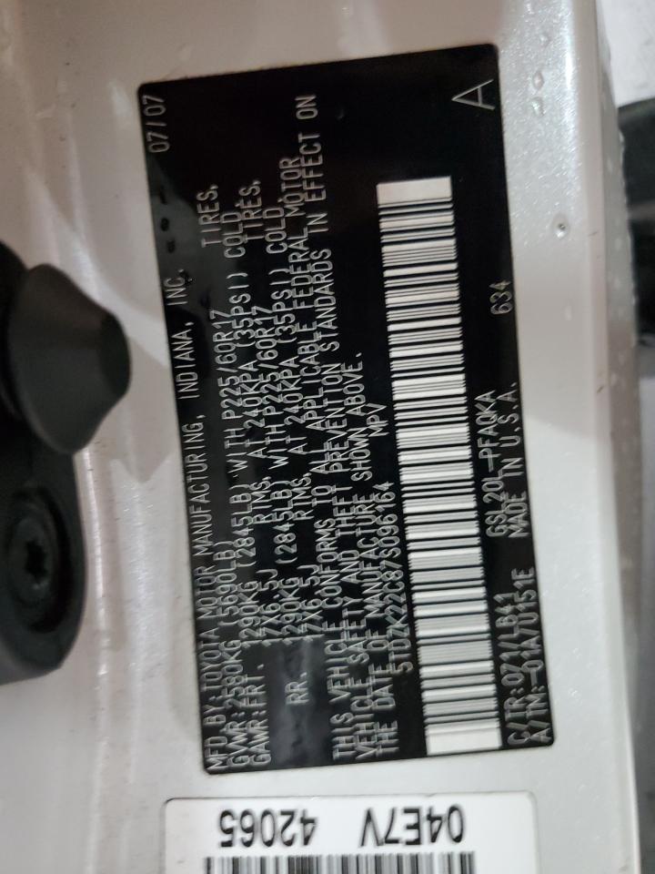 Lot #3296275462 2007 TOYOTA SIENNA XLE