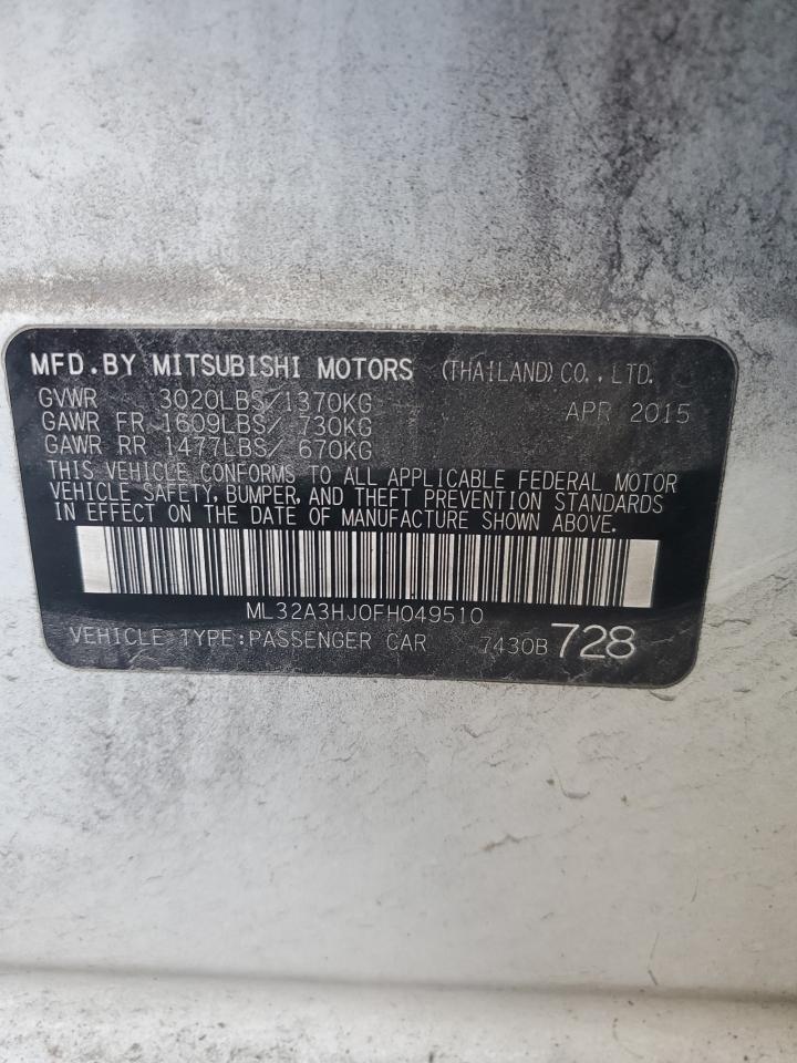 MITSUBISHI MIRAGE DE