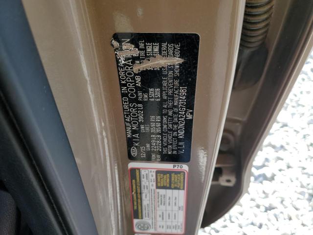 2016 KIA SOUL - KNDJN2A24G7314981