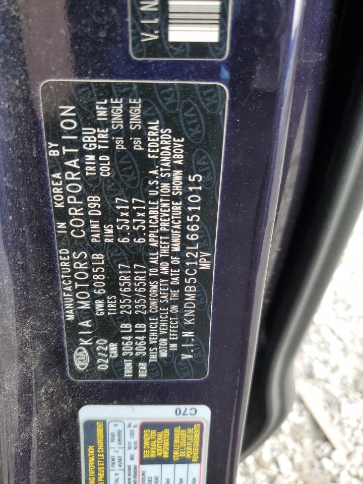 Lot #3298080137 2020 KIA SEDONA LX