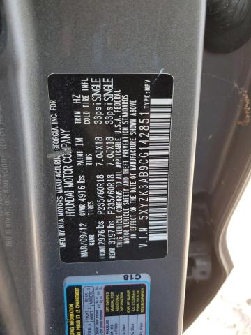 2012 HYUNDAI SANTA FE L #3286593187