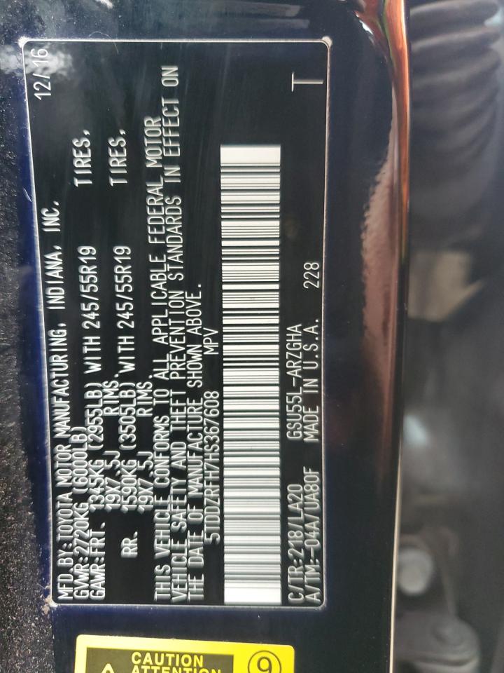 TOYOTA HIGHLANDER LIMITED