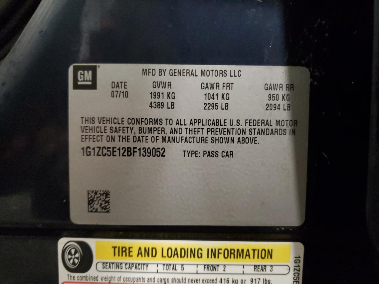 CHEVROLET MALIBU 1LT