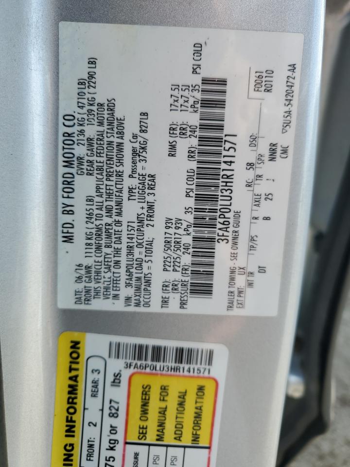 FORD FUSION SE HYBRID