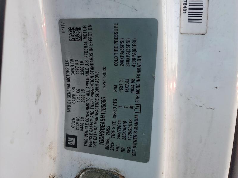 2017 CHEVROLET COLORADO #3293570942