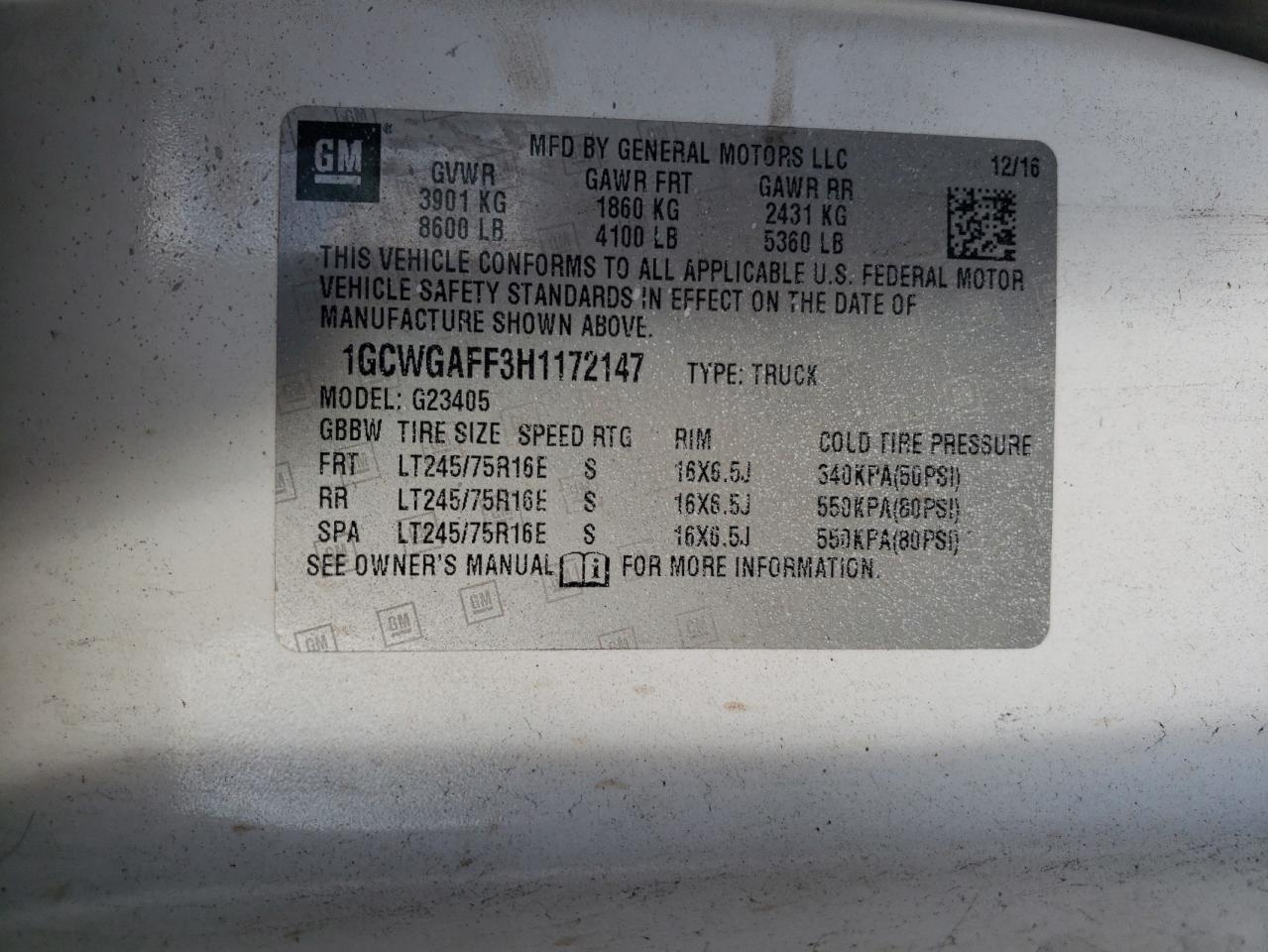 CHEVROLET EXPRESS G2