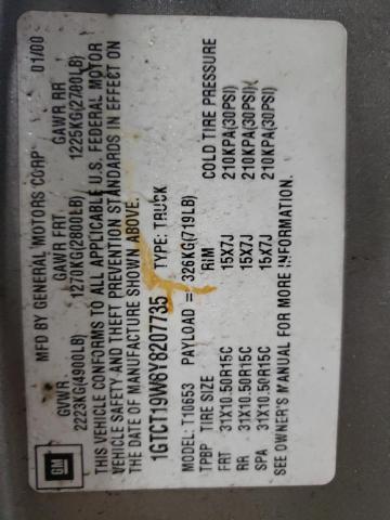 2000 GMC SONOMA #3290293242