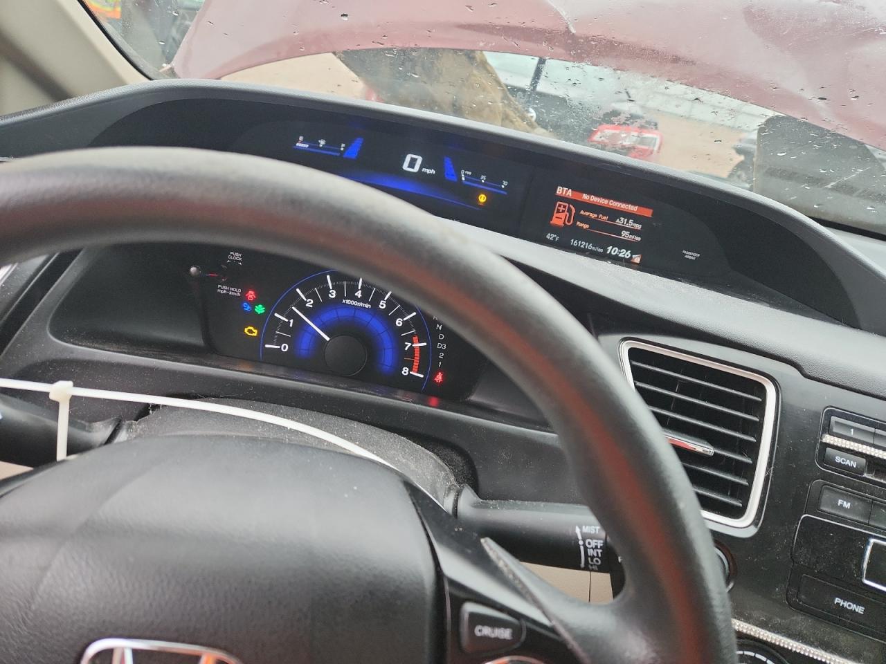 Lot #3309640102 2013 HONDA CIVIC LX