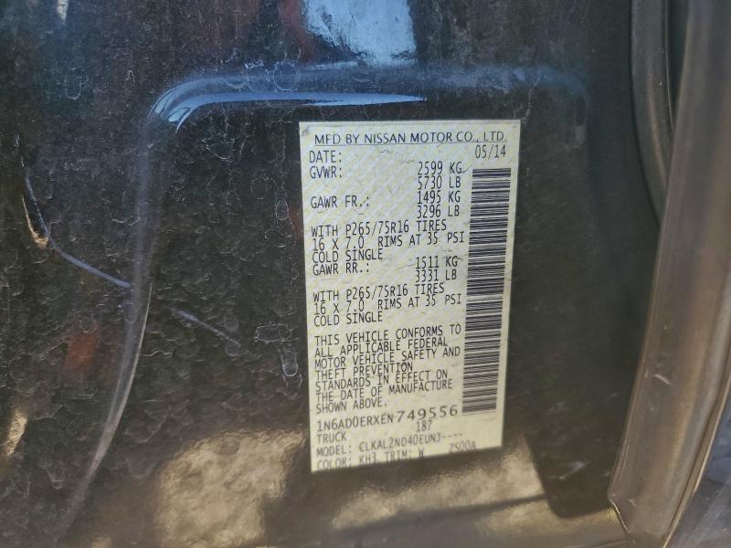 2014 NISSAN FRONTIER S #3305761802