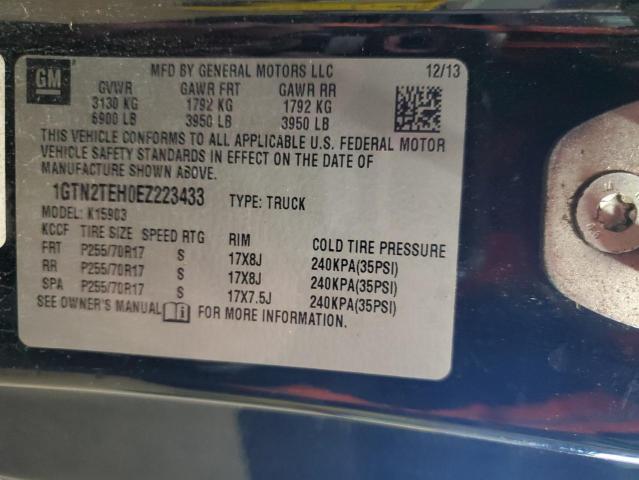 2014 GMC SIERRA K15 - 1GTN2TEH0EZ223433