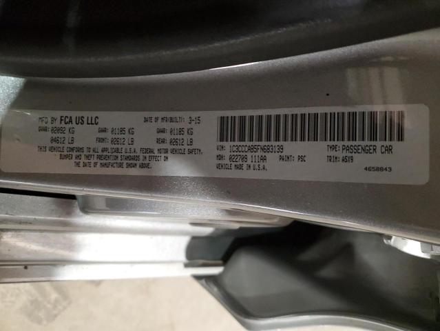 2015 CHRYSLER 200 LIMITE #3303931710