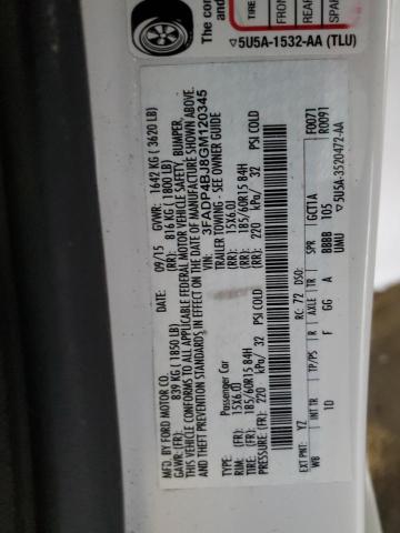 2016 FORD FIESTA SE #3304776932