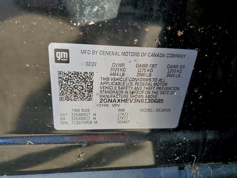 2022 CHEVROLET EQUINOX LS #3310484076