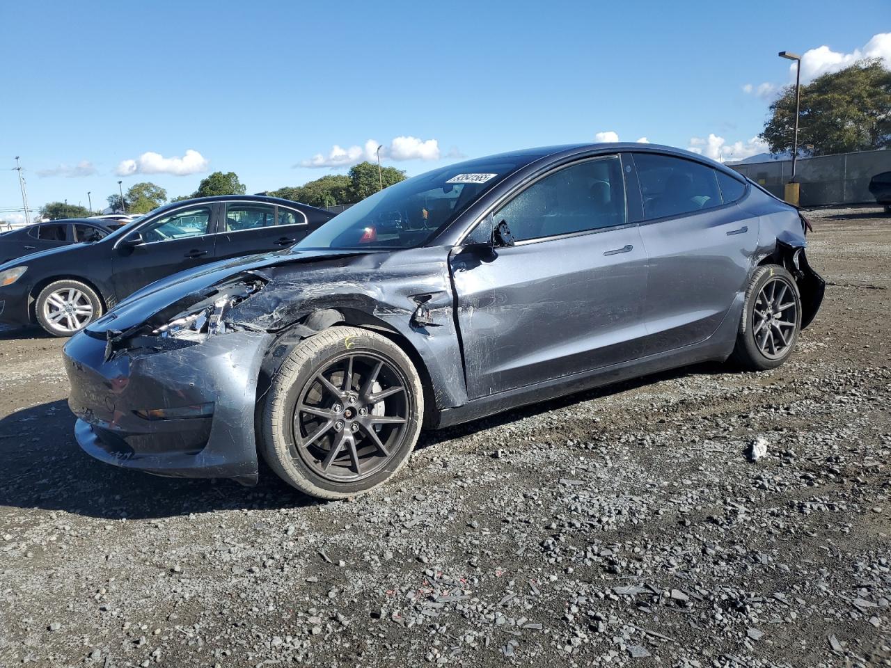 Lot #3315592785 2021 TESLA MODEL 3